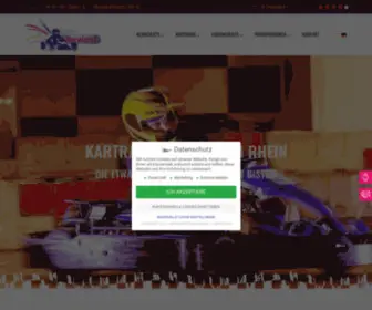 Kartraceland.de(Kartraceland Weil am Rhein) Screenshot