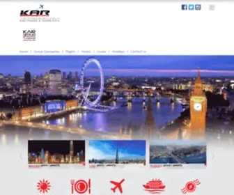 Kartravel.com.bh(KAR TRAVEL & TOURS S.P.C) Screenshot