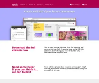 Kartris.com(ASP.NET Free Open Source E) Screenshot