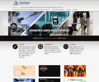 Kartsan.com.tr(Plastik Kart Üretimi) Screenshot