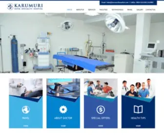 Karumurihospital.com(Best Cardiology Hospital In Guntur) Screenshot