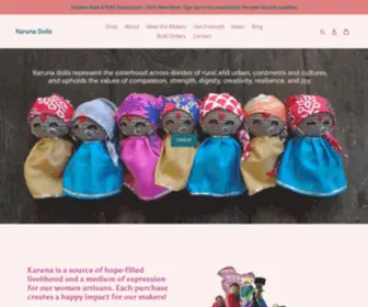 Karunadolls.com(Karuna Dolls Managed and Operated by DHOOP) Screenshot