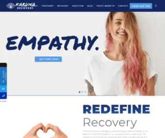 Karunarecovery.com(Karuna recovery residences) Screenshot