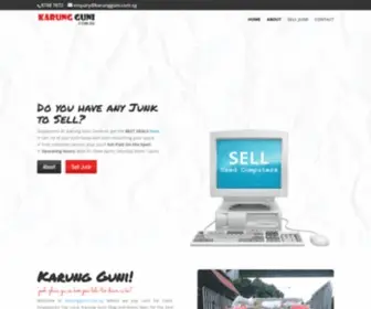 Karungguni.com.sg(Karung Guni) Screenshot