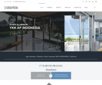 Karuniapratama.com(Agen Distributor Aluminium YKKAP) Screenshot