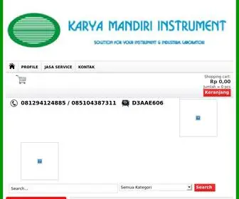 Karyamandiriinstrument.com(Karya Mandiri Instrument indonesia) Screenshot