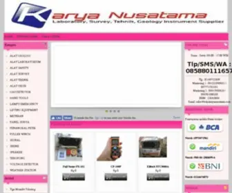 Karyanusatama.com(Karya Nusatama) Screenshot