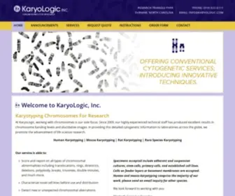 Karyologic.com(Karyotyping, Chromosome Analysis, Cytogenetics) Screenshot