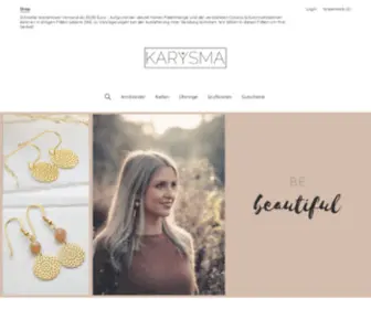 Karysma.de(Handmade Schmuck aus Perlen und Edelsteinen) Screenshot