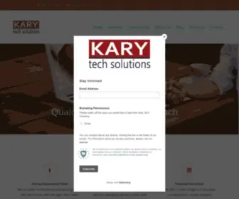 Karytechsolutions.com(Quality tech talent within reach) Screenshot