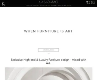 Kasadamo.com(When Furniture is Art) Screenshot