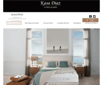 Kasadiaz.com(Matelas de qualité) Screenshot