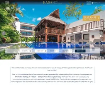 Kasahotelparota.com(KASA Hotel Parota) Screenshot