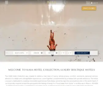 Kasahotels.com(KASA Hotel Collection) Screenshot