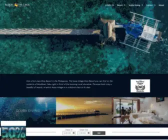 Kasaivillage.com(Visit A First Class Dive Resort In The Philippines) Screenshot