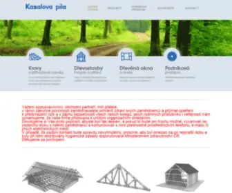 Kasalovapila.cz(Kasalova pila) Screenshot