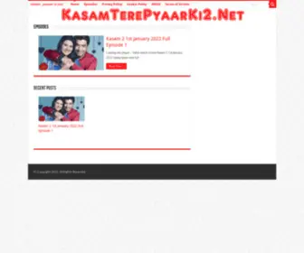 Kasamterepyaarki2.net(Just another WordPress site) Screenshot
