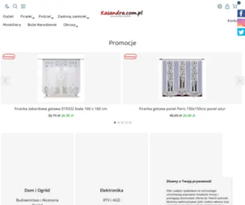 Kasandra.com.pl(Sklep internetowy Kasandra) Screenshot