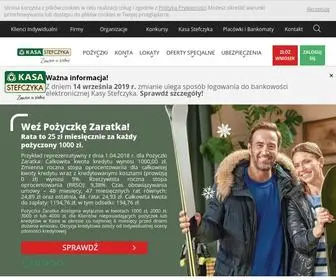 Kasastefczyka.pl(Pożyczki • Lokaty • Konta i karty • Ubezpieczenia) Screenshot