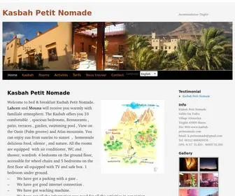 Kasbah-Petitnomade.com(Kasbah Petit Nomade) Screenshot