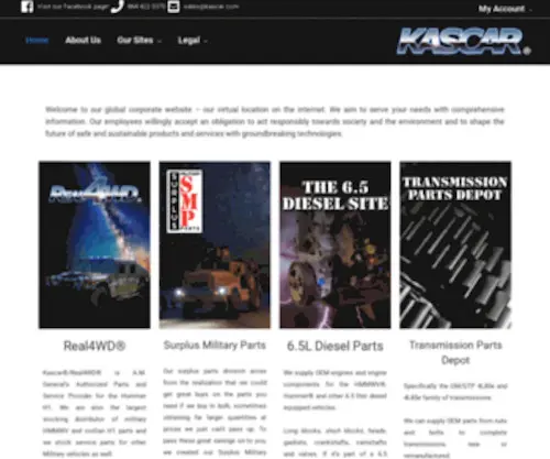Kascar.net(Our global corporate website) Screenshot
