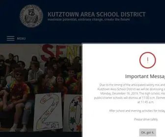 Kasd.org(KUTZTOWN AREA SCHOOL DISTRICT) Screenshot