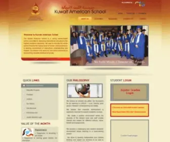 Kas.edu.kw(Kuwait American School) Screenshot