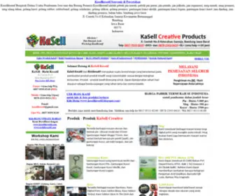 Kasellkreatif.com(Kasellkreatif Pabrik Souvenir Custom Unik Termurah di Indonesia) Screenshot