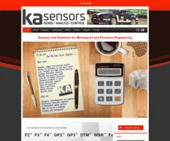 Kasensors.com(Calibrated Sensors for Motorsport and Precision Engineering) Screenshot