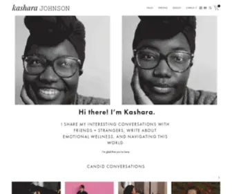 Kasharajohnson.com(Undiscovered Worth) Screenshot