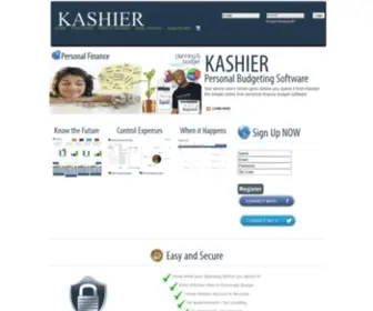 Kashier.co(Free Personal Budget Software) Screenshot