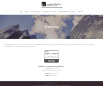Kashimerlaw.com(Kashimer Law) Screenshot