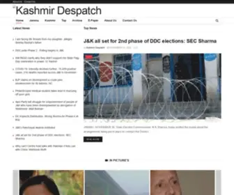 Kashmirdespatch.com(Kashmir Despatch) Screenshot