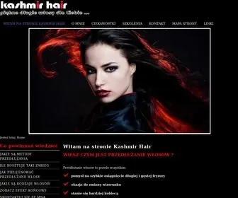 Kashmirhair.pl(Przedłużanie włosów) Screenshot
