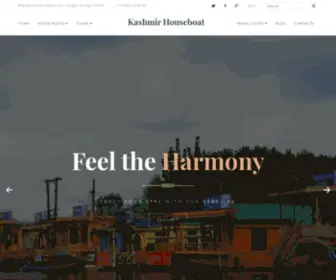 Kashmirhouseboat.com(Kashmir House Boat) Screenshot