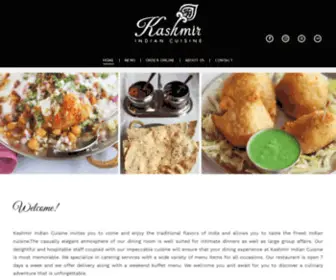 Kashmirindianfood.com(Kashmir Indian Cuisine) Screenshot