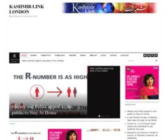 Kashmirlinklondon.co.uk(British Pakistani Diaspora News) Screenshot