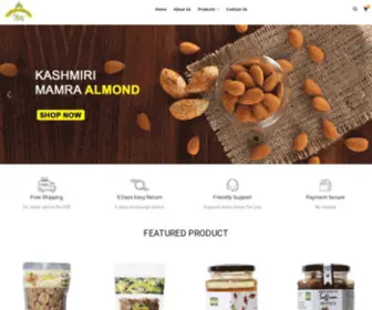 Kashmirorganicnuts.com(Kashmir Organic Nuts) Screenshot