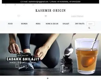 Kashmirorigin.com(Kashmir Origin) Screenshot