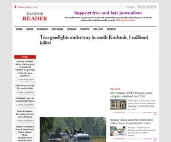 Kashmirreader.com(Kashmir Reader) Screenshot