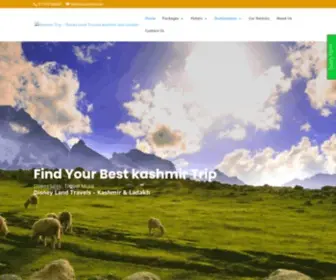 Kashmirtrip.info(Kashmir Trip Package) Screenshot