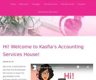 Kashthebookkeeper.com(Kasfia's Accounting Services House) Screenshot