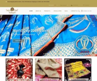 Kashyam.com(Online Pure Banarasi Silk) Screenshot