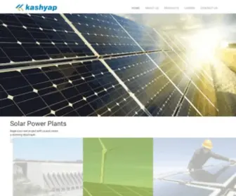 Kashyap.in(Kashyap Solar) Screenshot