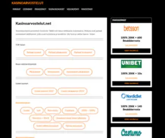 Kasinoarvostelut.net Screenshot