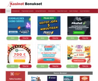 Kasinot-Bonukset.net Screenshot