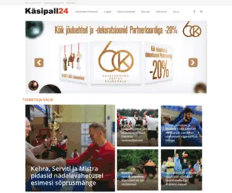 Kasipall24.ee(Käsipall24) Screenshot