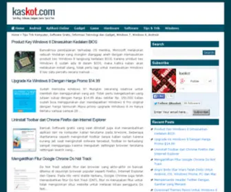 Kaskot.com(Tips Trik Komputer) Screenshot