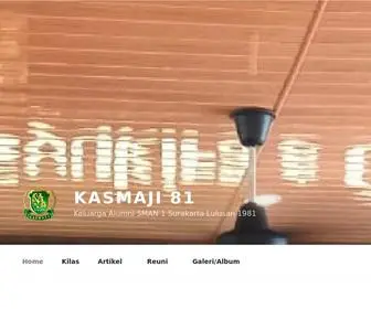 Kasmaji81.net(Keluarga Alumni SMAN 1 Surakarta Lulusan 1981) Screenshot