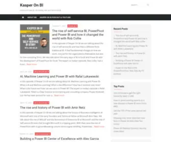 Kasperonbi.com(Kasper On BI) Screenshot